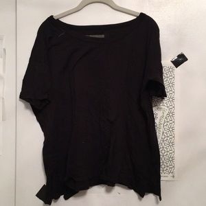 Black Enza Costa loose tee
